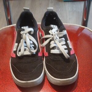 Suede & Canvas Kids Vans Low Top Shoes